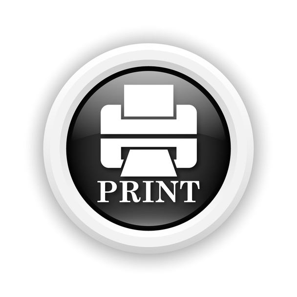 printer met afdrukken pictogram van word - Foto, afbeelding