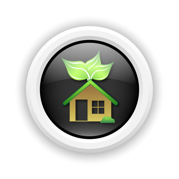 Eco icono de casa
 - Foto, imagen