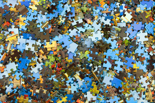Pieces of puzzle - Photo, image