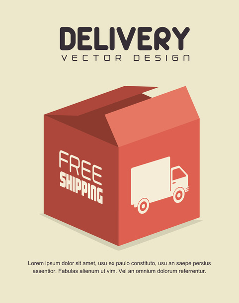 delivery design - Vector, Image
