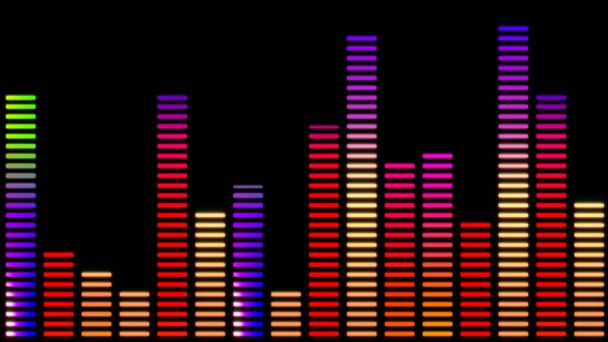 Gráfico de barras do equalizador digital, ilustração de fundo abstrata do equalizador de som - Foto, Imagem