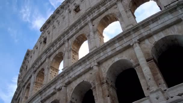 Großaufnahme des Kolosseums in Rom, Italien - Filmmaterial, Video