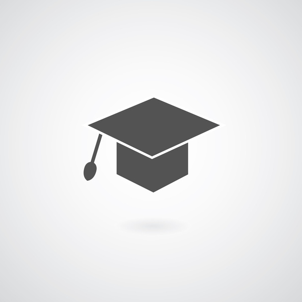 Graduation cap symbol - Vettoriali, immagini