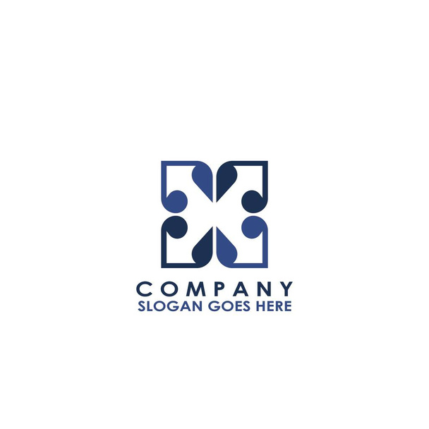 Pijl Logo vector ontwerp van grafiek met pijl voor muziek, business, financiën en bedrijfsidentiteit - Vector, afbeelding