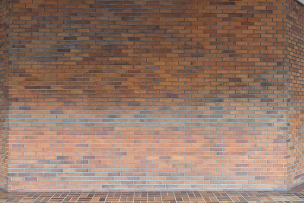 street wall background ,Industrial background, empty grunge urban street with warehouse brick wall - Photo, Image