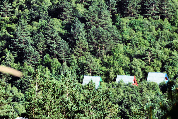 Mountain hostel in the Caucasus Mountains North Ossetia, Russia - Foto, Imagem