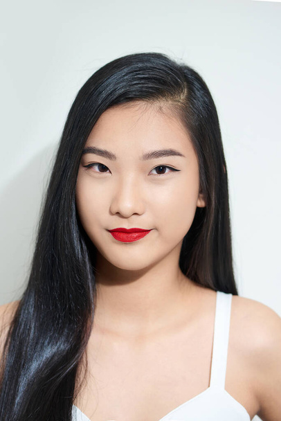 retrato de atraente asiático mulher beleza imagem - Foto, Imagem
