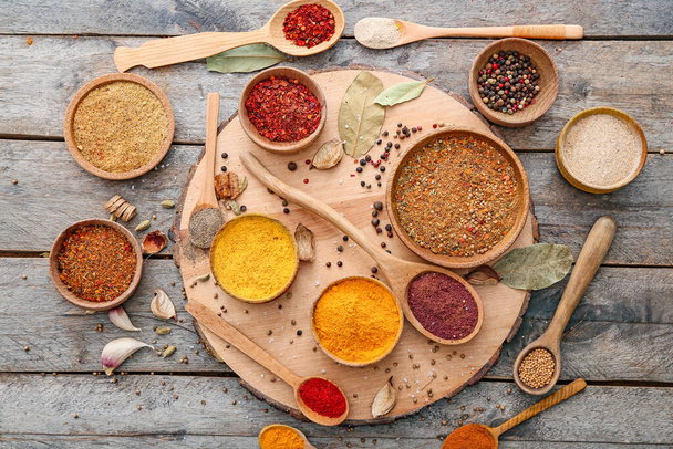 Many different spices on table - Foto, Imagen