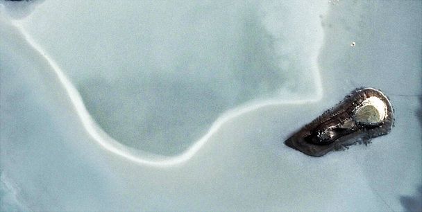 загрязненная антарктика, абстрактная фотография пустынь Африки с воздуха, воздушный вид пустынных ландшафтов, Жанр: Абстрактный натурализм, от абстрактного до фигуративного, современного фото, фото на складе, - Фото, изображение