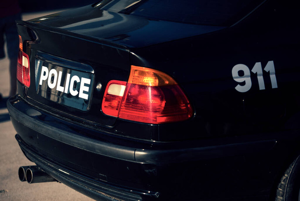 Détail de la voiture de police américaine - Photo, image