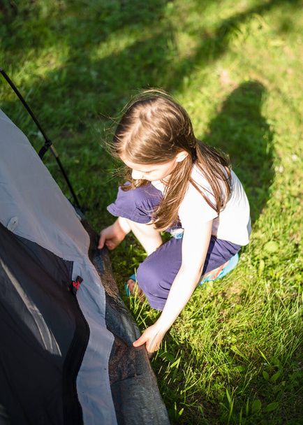 adventure, camp, child, childhood, children, cute, family, field, forest, fun, girl, happy, kid, kids, leisure, lifestyle, little, nature, outdoor, park, people, picnic, recreation, rest, summer, tent, travel, vacation, young - Photo, Image
