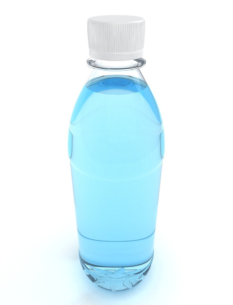 Bottles of water isolated on white background - Photo, Image
