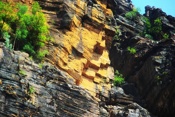 Beautiful Jim gorge cliff details at Kakadu National Park, Northern Territory, Australia - Фото, изображение