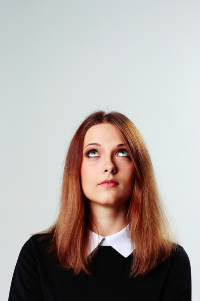 Young pensive woman - Valokuva, kuva
