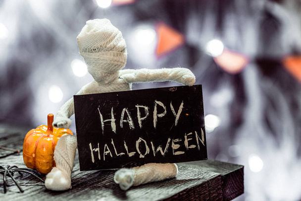 Cute funny mummy. Halloween decoration - Фото, зображення