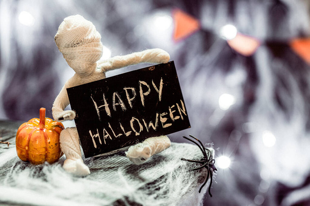 Cute funny mummy. Halloween decoration - Fotó, kép