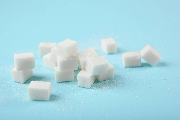 Açúcar branco na mesa - Foto, Imagem