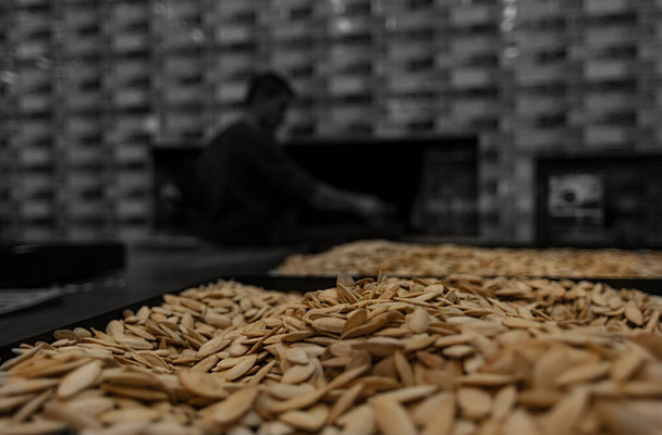 тыквенный завод по переработке семян - Фото, изображение