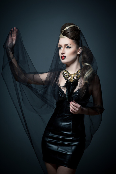 Fashion gothic bride - Valokuva, kuva
