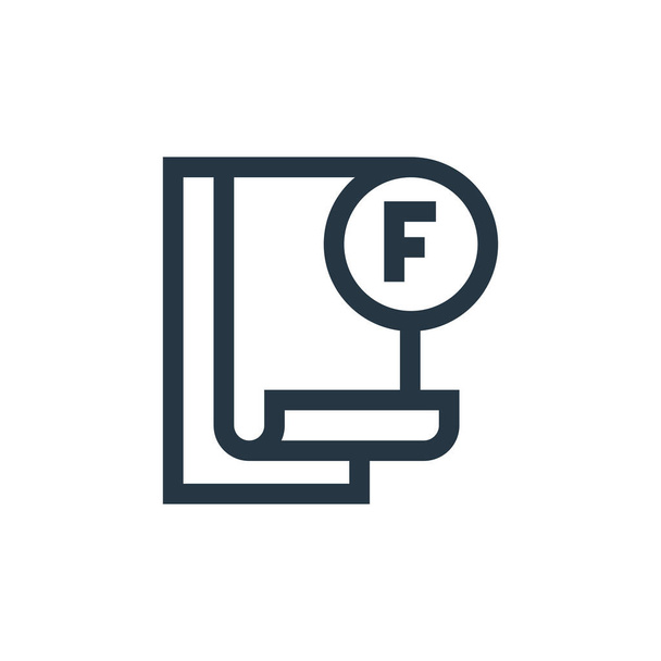 failed icon vector from education concept. Thin line illustration of failed editable stroke. failed linear sign for use on web and mobile apps, logo, print media. - Vector, Image