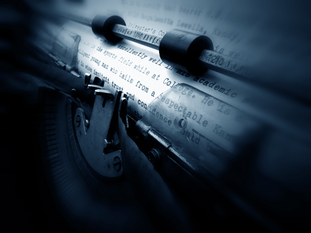 Máquina de escribir vieja
 - Foto, Imagen