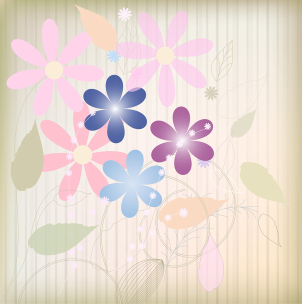 Perfect flower background - Διάνυσμα, εικόνα