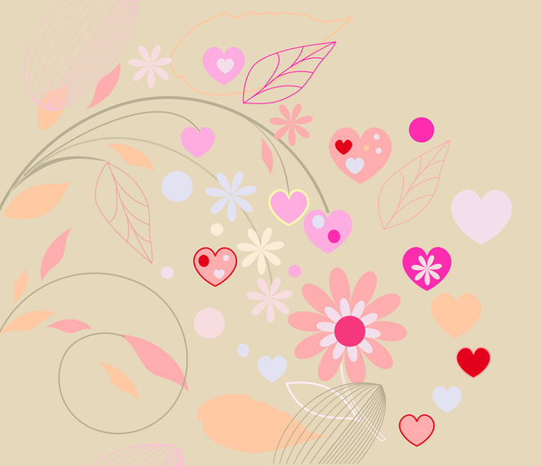 Perfect flower background - Vector, Image