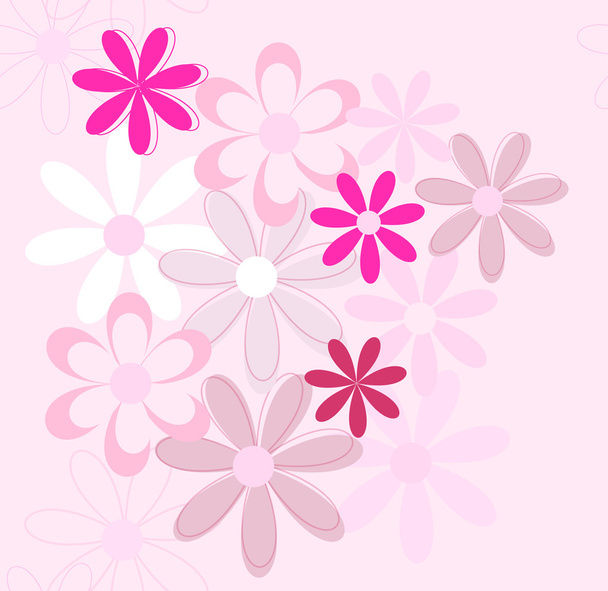Vector flower background - Вектор,изображение