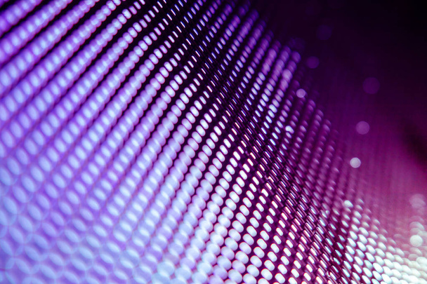 CloseUp LED verschwommenen Bildschirm. LED-Hintergrund mit weichem Fokus. abstrakter Hintergrund ideal für Design. - Foto, Bild