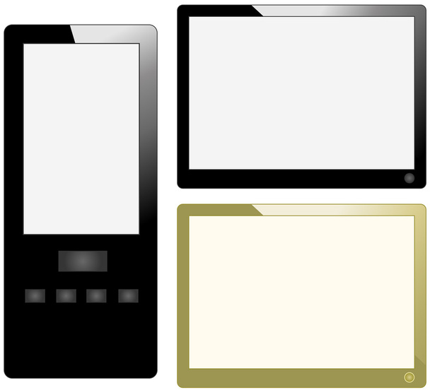 tablet υπολογιστή και κινητό τηλέφωνο - Διάνυσμα, εικόνα