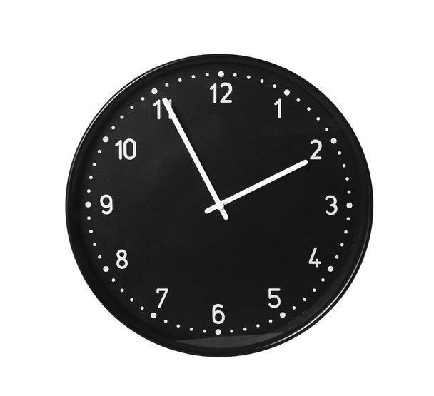 Simple clock on white background - Фото, изображение