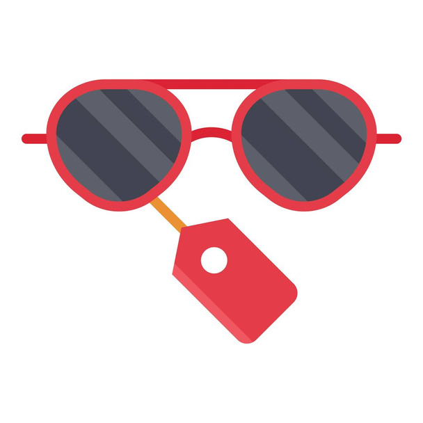 Icona degli occhiali da sole, Illustrazione vettoriale relativa alla vendita estiva - Vettoriali, immagini