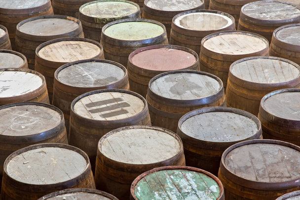Old Casks from a Scottish Cooperage - Photo, Image