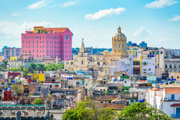 Havanna, Kubas Altstadt-Skyline am Tag. - Foto, Bild