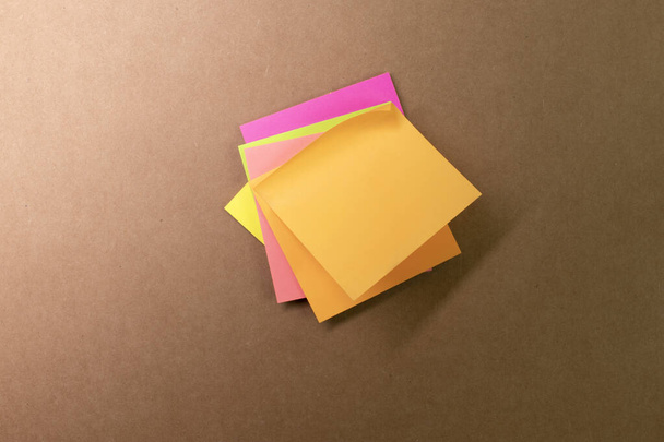 Colorful sticky notes on wall - Photo, Image