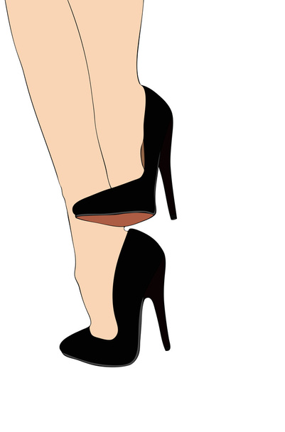 Sexy legs and shoes 033 - Vector, Image