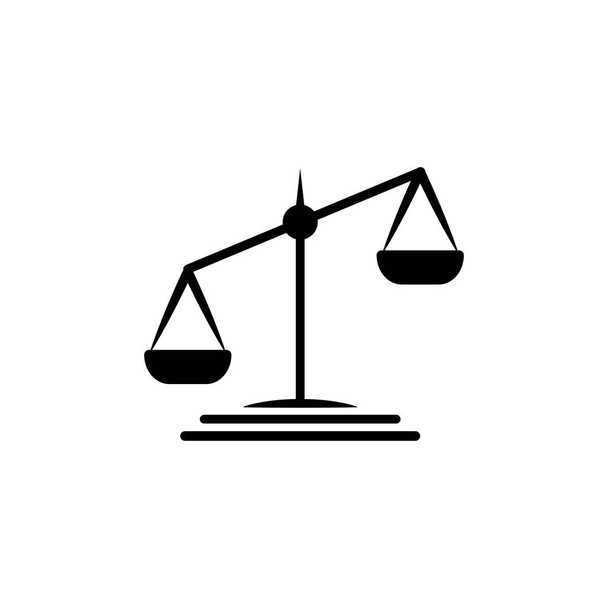 Illustration Graphique vectoriel de l'icône de l'échelle. Convient pour le jugement, la justice, le droit, l'égalité, etc.. - Vecteur, image