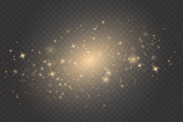 Σπίθες και αστέρια λάμψη ειδικό εφέ φωτός - Διάνυσμα, εικόνα
