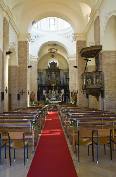 moederkerk van pisticci. Basilicata. Italië. - Foto, afbeelding