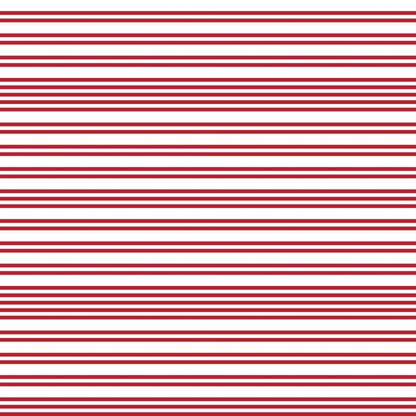 Red Horizontal striped seamless pattern background suitable for fashion textiles, graphics - ベクター画像