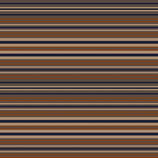 Brown Taupe Vízszintes csíkos varrat nélküli minta háttér alkalmas divat textil, grafika - Vektor, kép