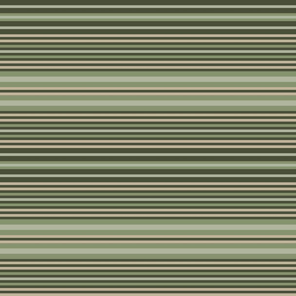 Πράσινο οριζόντιο ριγέ χωρίς ραφή φόντο μοτίβο κατάλληλο για υφάσματα μόδας, γραφικά - Διάνυσμα, εικόνα