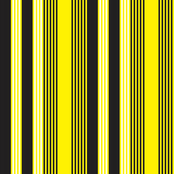 Gele verticale gestreepte naadloze patroon achtergrond geschikt voor mode textiel, graphics - Vector, afbeelding