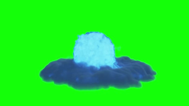 青い霧のレンダリングアニメーション3D - 映像、動画