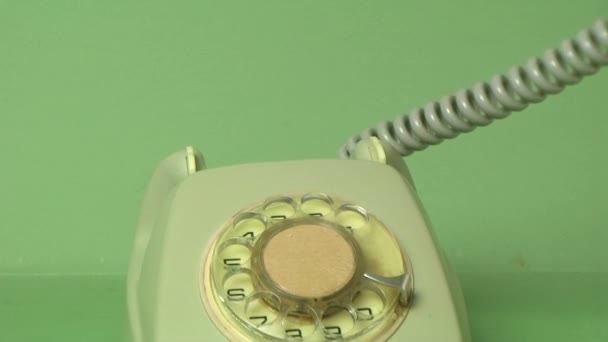 Vintage telefon çevirme - Video, Çekim