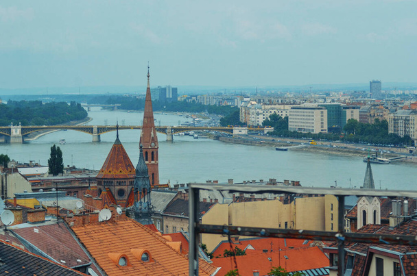 Αστική σκηνή της Βουδαπέστης, Ουγγαρία - Φωτογραφία, εικόνα