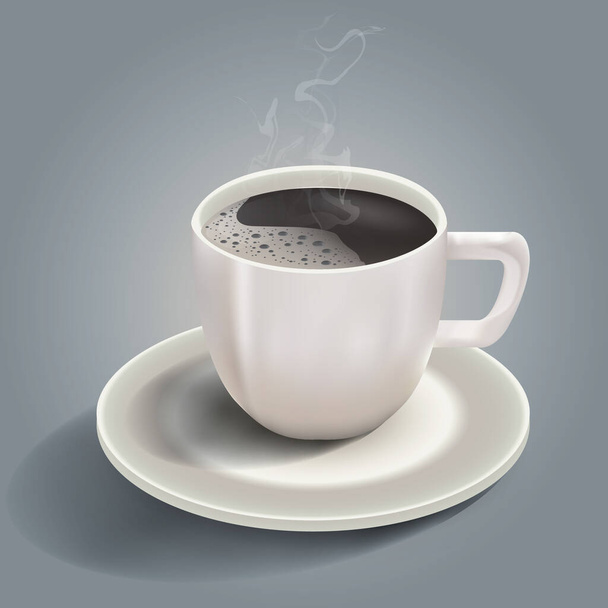 cup vector illustration, icon element background - Vektor, Bild