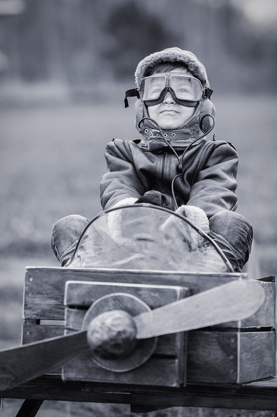Young pilot - Foto, Bild