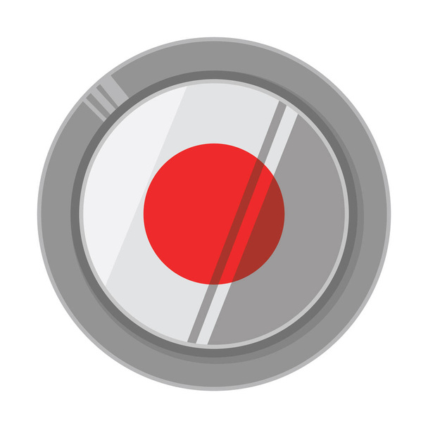  button icon, vector illustration  - Vecteur, image