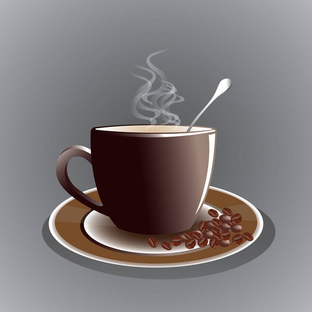 coffee simple color vector illustration - Vettoriali, immagini
